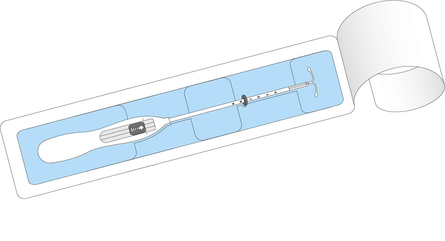 Open the sterile packaging